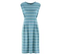 HempAge Gestreiftes Kleid Hanf/Biobaumwolle Wave (Blau) L