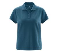 HempAge Klassisches Damen-Poloshirt Hanf/Biobaumwolle Reef (Blau) XL