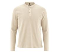 HempAge Langarm Shirt aus Hanf & Bio-Baumwolle Weiss (Gobi) XL