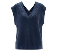 HempAge Pullunder in Oversize aus Hanf und Bio-Baumwolle Dunkelblau (Navy) XL