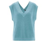 HempAge Pullunder in Oversize aus Hanf und Bio-Baumwolle Hellblau (Wave) XS