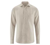 HempAge Schmales Langarmhemd 100% Hanf Distel (Beige) M