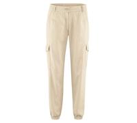 HempAge Sportliche Cargohose Damen Hanf/Biobaumwolle Gobi(Beige) XS