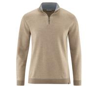 HempAge Woll-Troyer aus Hanf, Wolle & Baumwolle Beige (Grit) XXL