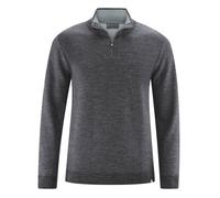 HempAge Woll-Troyer aus Hanf, Wolle & Baumwolle Schwarz (Anthrazit) XXL