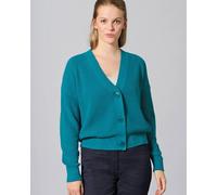 HempAge Zeitlose Strickjacke Hanf/Biobaumwolle Lagoon (Blau) S