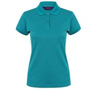 Henbury Coolplus Wicking Piqué-Poloshirt für Damen, helles Jade, Größe S, Helle Jade