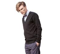 Henbury Herren Lightweight V Cardigan H722 Black 4XL