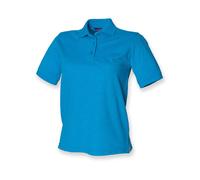 Henbury - Ladies´ 65/35 Classic Piqué Polo Shirt Sapphire Blue - Gr. - 3XL