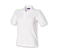 Henbury - Ladies´ 65/35 Classic Piqué Polo Shirt White - Gr. - L