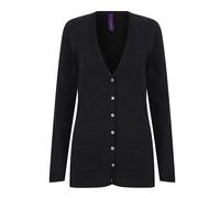Henbury - Ladies´ Lightweight V-Neck Cardigan Navy - Gr. - L