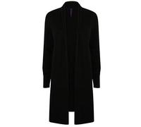 Henbury - Ladies´ Longline Open Cardigan Black - Gr. - L
