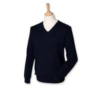 Henbury - Men´s Lightweight V-Neck Jumper Navy - Gr. - L
