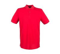 Henbury - Men´s Micro-Fine Piqué Polo Shirt Classic Red - Gr. - 3XL