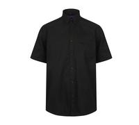 Henbury - Men´s Wicking Short Sleeve Shirt Black - Gr. - 3XL