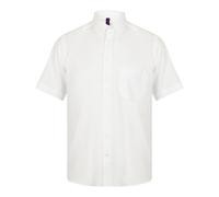Henbury - Men´s Wicking Short Sleeve Shirt White - Gr. - M