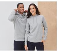 HENBURY UNISEX SUSTAINABLE HOODIE S BLACK