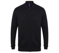 Henbury - Unisex Zip Through Cardigan Navy - Gr. - XS