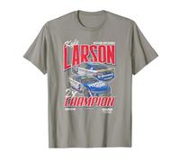 Hendrick Motorsports Kyle Larson Nascar Series 2X Champion T-Shirt, Herren, Schiefergrau, L