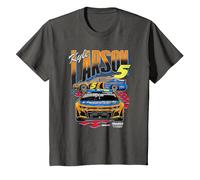 Hendrick Motorsports Kyle Larson No. 5 Throwback Scheme T-Shirt, Kinder, Anthrazit, 140