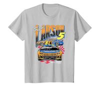 Hendrick Motorsports Kyle Larson No. 5 Throwback Scheme T-Shirt, Kinder, Silber, 140