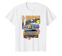 Hendrick Motorsports Kyle Larson No. 5 Throwback Scheme T-Shirt, Kinder, Weiß, 92