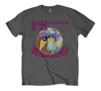 Hendrix Jimi - T-Shirt # M Unisex Grey # Are You Experienced