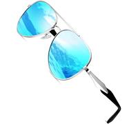 HENGOSEN Pilotenbrille Herren Sonnenbrille-Pilotenbrille Pilot-Sunglasses: Sonnenbrille Herren Vintage Metallrahmen Sun Glass