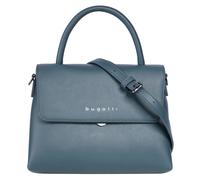 Henkeltasche BUGATTI "ALMATA", Damen, Gr. B/H/T: 23cm x 16cm x 8cm onesize, blau, Polyurethan (PU), clean, Taschen (52447134-0) blau