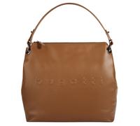 Henkeltasche BUGATTI "DAPHNE", Damen, Gr. B/H/T: 34cm x 29cm x 13cm onesize, braun (cognac), Leder, leicht glänzend, unifarben, Taschen Henkeltasche, echt Leder (30522204-0)