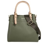 Henkeltasche BUGATTI "ELLA", Damen, Gr. B/H/T: 22cm x 21cm x 10cm onesize, grün, Kunstfaser, unifarben, Taschen (54294165-0) grün