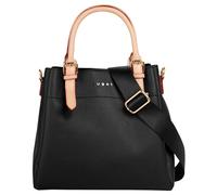 Henkeltasche BUGATTI "ELLA", Damen, Gr. B/H/T: 22cm x 21cm x 10cm onesize, schwarz, Kunstfaser, unifarben, Taschen (33510651-0) schwarz