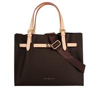 Henkeltasche BUGATTI "ELLA", Damen, Gr. B/H/T: 37cm x 27cm x 14cm onesize, braun, Kunstfaser, leicht glänzend, unifarben, Taschen (48764963-0) braun