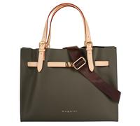Henkeltasche BUGATTI "ELLA", Damen, Gr. B/H/T: 37cm x 27cm x 14cm onesize, grün (oliv), Kunstfaser, leicht glänzend, unifarben, Taschen (70896122-0) oliv