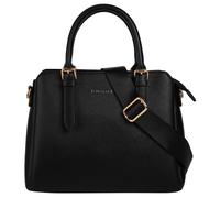 Henkeltasche BUGATTI "ELLA SAFFIANO", Damen, Gr. B/H/T: 30cm x 23cm x 12cm onesize, schwarz, Polyurethan (PU), Taschen (11429046-0) schwarz