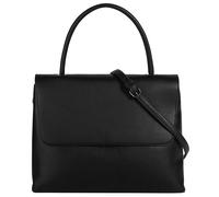 Henkeltasche BUGATTI "ILVA", Damen, Gr. B/H/T: 36cm x 27cm x 15cm onesize, schwarz, Kunstfaser, clean, Taschen (38301306-0) schwarz