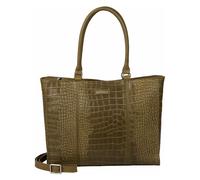 Henkeltasche BURKELY "BURKELY Taschen Leder", Damen, Gr. onesize, grün (olive), Leder, Taschen (83334651-0) olive