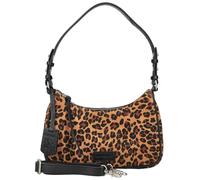 Henkeltasche BURKELY "BURKELY Taschen Veloursleder", Damen, Gr. onesize, braun (leopard), Veloursleder, Taschen (98505810-0) leopard