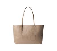 Henkeltasche CALVIN KLEIN "AOP TOTE W/ POUCH ON STRAP", Damen, Gr. B/H/T: 39cm x 27,5cm x 12,5cm, beige (dessert taupe), Polyester, bedruckt, Taschen, Umhängetasche, Schultertasche, Set, mit Monogramm