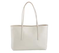 Henkeltasche CALVIN KLEIN "AOP TOTE W/ POUCH ON STRAP", Damen, Gr. B/H/T: 39cm x 27,5cm x 12,5cm, beige (lily weiß aop), Polyester, bedruckt, Taschen, Umhängetasche, Schultertasche, Set, mit Monogramm