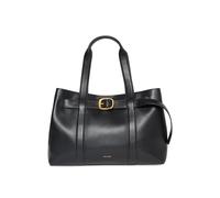 Henkeltasche CALVIN KLEIN "BUCKLE MEDIUM TOTE", Damen, Gr. B/H/T: 39cm x 27cm x 17cm, schwarz, Lederimitat, Taschen, Schultertasche, Handtasche, Tasche Damen (24163913-0) schwarz
