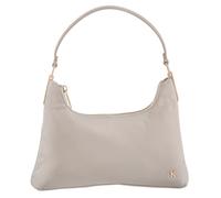 Henkeltasche CALVIN KLEIN JEANS "SATIN NYLON SMALL SHOULDER BAG", Damen, Gr. B/H/T: 25cm x 20cm x 4,5cm, beige, Polyester, unifarben, Taschen, Umhängetasche, Damen Handtasche, Henkeltasche mit CK-Logo