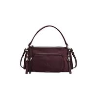 Henkeltasche CALVIN KLEIN "POCKET NYLON BAG W/ STRAP", Damen, Gr. B/H/T: 24cm x 14,5cm x 6,5cm, lila (fudge), Polyester, Taschen, Schultertasche, Umhängetasche, Handtasche Damen (52106639-0) fudge