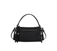 Henkeltasche CALVIN KLEIN "POCKET NYLON BAG W/ STRAP", Damen, Gr. B/H/T: 24cm x 14,5cm x 6,5cm, schwarz, Polyester, Taschen (23825527-0) schwarz
