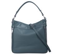 Henkeltasche CLUTY, Damen, Gr. B/H/T: 35cm x 27cm x 9cm onesize, blau (hellblau), Leder, unifarben, Taschen, echt Leder, Made in Italy (25896713-0) hellblau