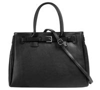 Henkeltasche CLUTY Gr. B/H/T: 40 cm x 28 cm x 10 cm onesize, schwarz Damen Taschen Handtaschen echt Leder, Made in Italy (46143900-0) schwarz