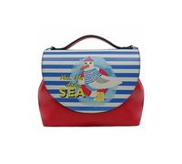 Henkeltasche DOGO "Handy Umhängetasche You, Me And The Sea Schultertasche", Damen, Gr. B/H/T: 24cm x 12cm onesize, rot, Taschen, Handgefertigt (29051559-0) rot