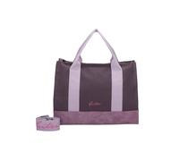 Henkeltasche FRITZI AUS PREUSSEN "Canvas Tote Bag", Damen, Gr. B/H/T: 14cm x 29,5cm x 40cm, lila, Baumwolle, unifarben, Taschen, mit verstell- und abnehmbarem Schulter-Riemen (30421827-0) lila