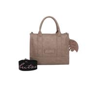 Fritzi aus Preußen Henkeltasche Eco Square – vegan und recycelt – Braun 9×21×26 cm Damen