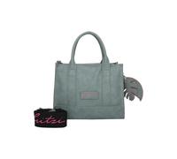 Henkeltasche FRITZI AUS PREUSSEN "Eco Square", Damen, Gr. B/H/T: 9cm x 21cm x 26cm, grün, Kunstfaser, unifarben, Taschen, aus veganen und recycelten Materialien (18971402-0) grün
